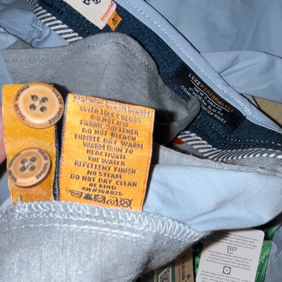 Tailor Vintage New Caanan Slim Fit‎ Light Blue Shorts sz 40 Inseam 9" - Picture 4 of 5